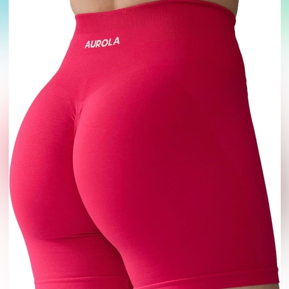 AUROLA XS pink biker shorts - Picture 1 of 6